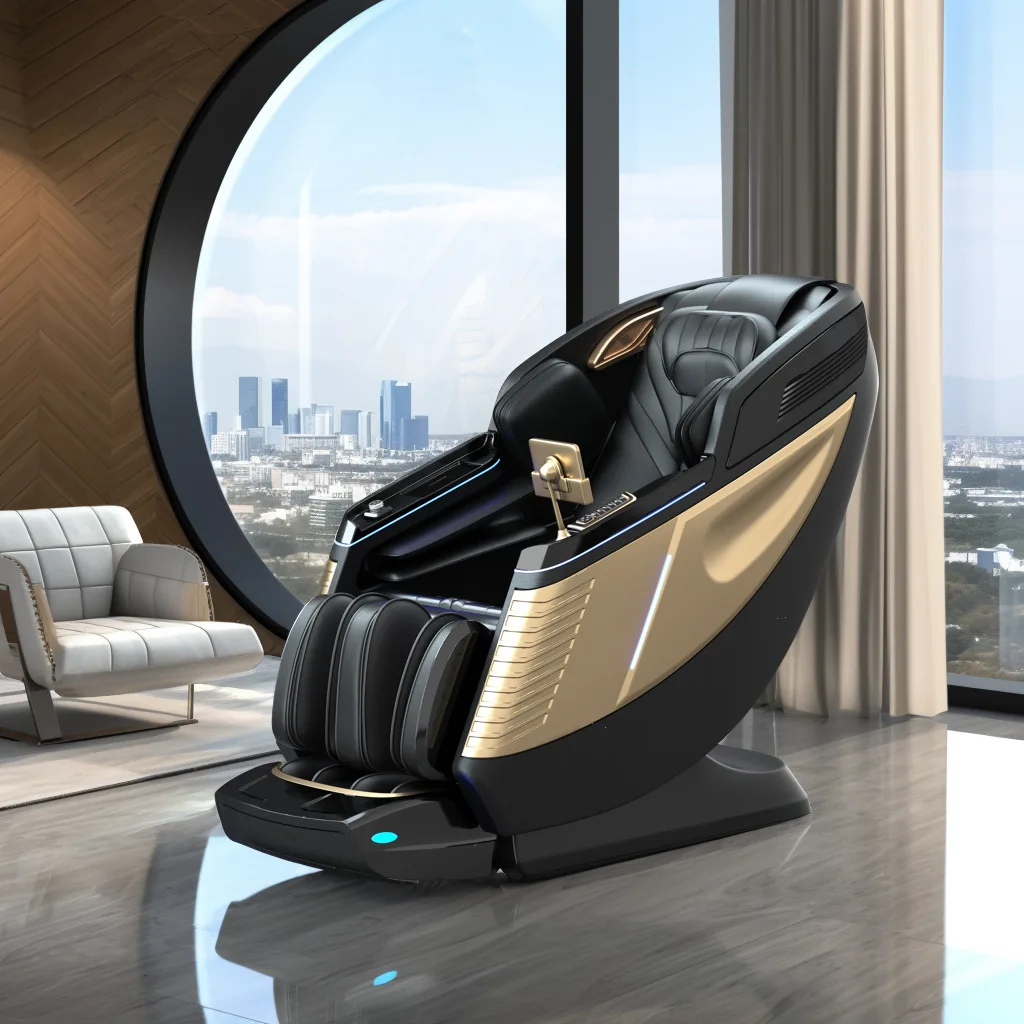 New high-end massage chair electric reclining full smart home full body space capsule compartment sl dual track multi-function