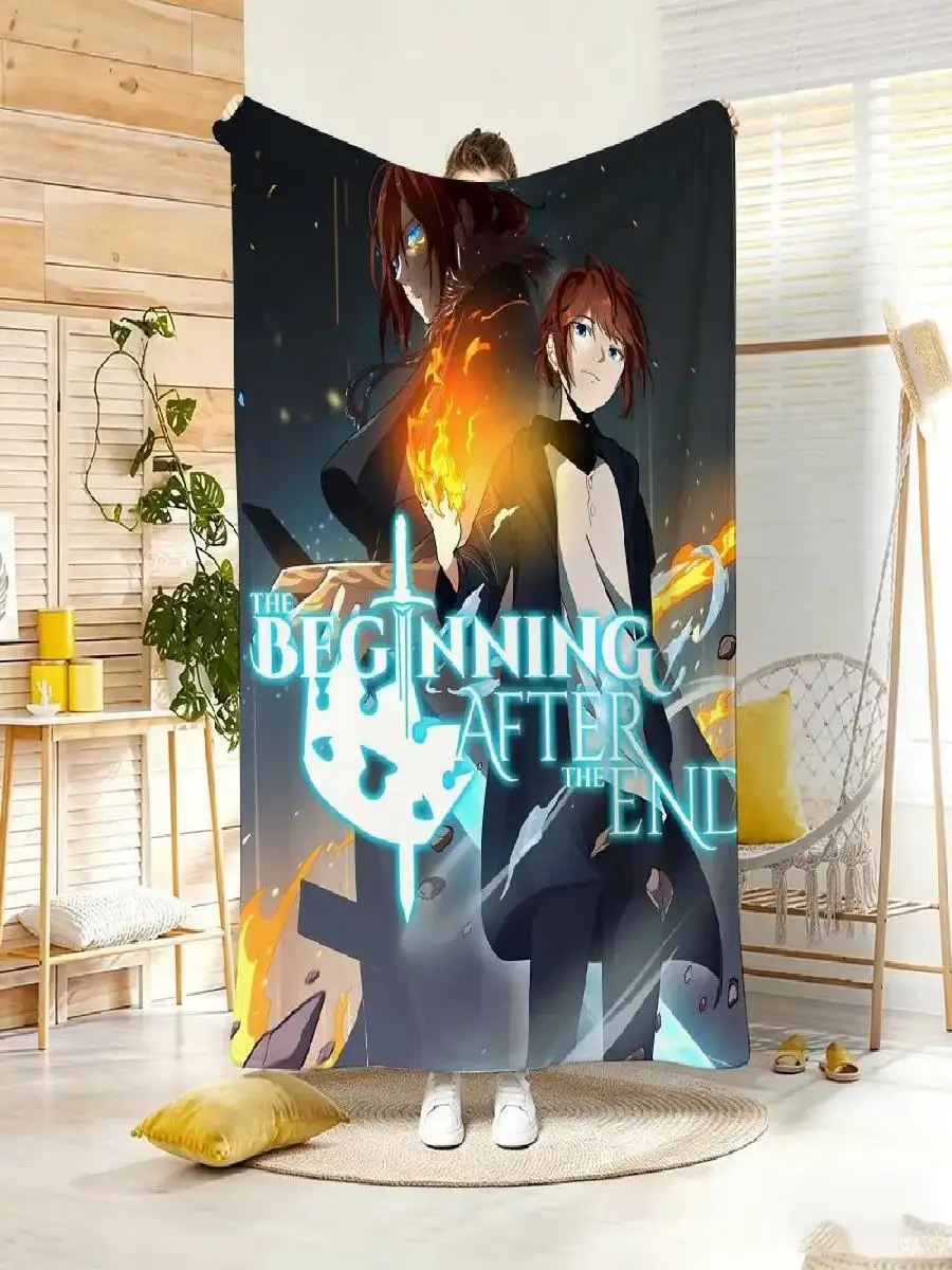 Anime Popular TThe Beginning Throw Lightweight g Flannel Blanket Soft SkinFriendly for Summer Cooling