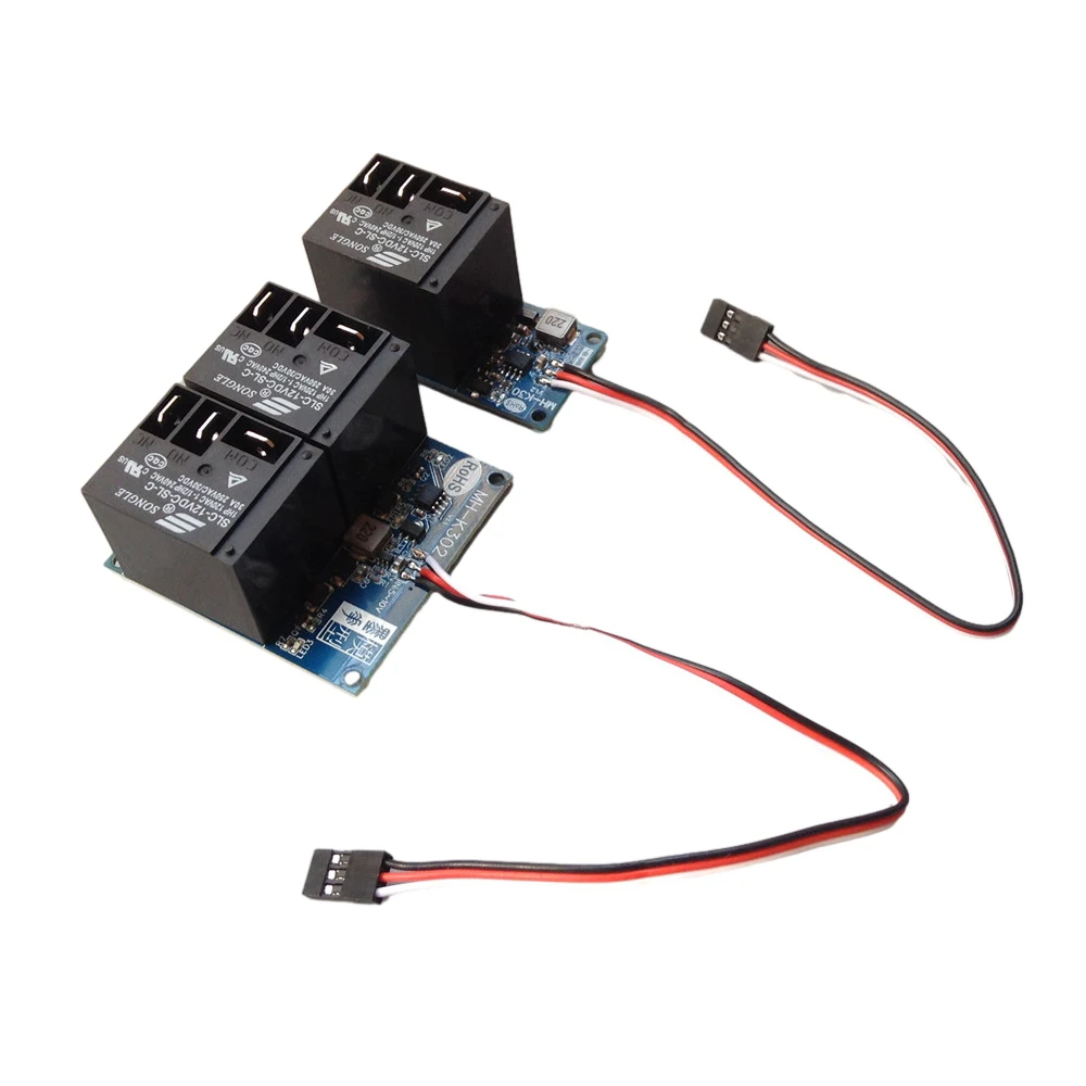 

30A Electronic Relay Module 12V 1/2 Channel High Power PWM Relay Switch Remote Control On-off Switches for DIY RC Models