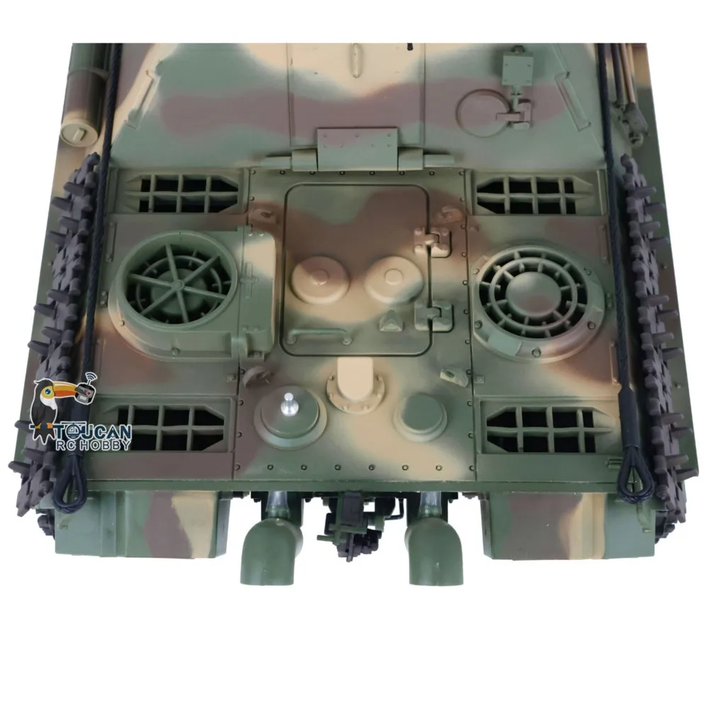 US-VERKAUF 1/16 Henglong 7.0 Verbesserter Jadpanther RC Panzer 3869 Version RTR mit Metallketten Fernbedienungsmodell für Erwachsene