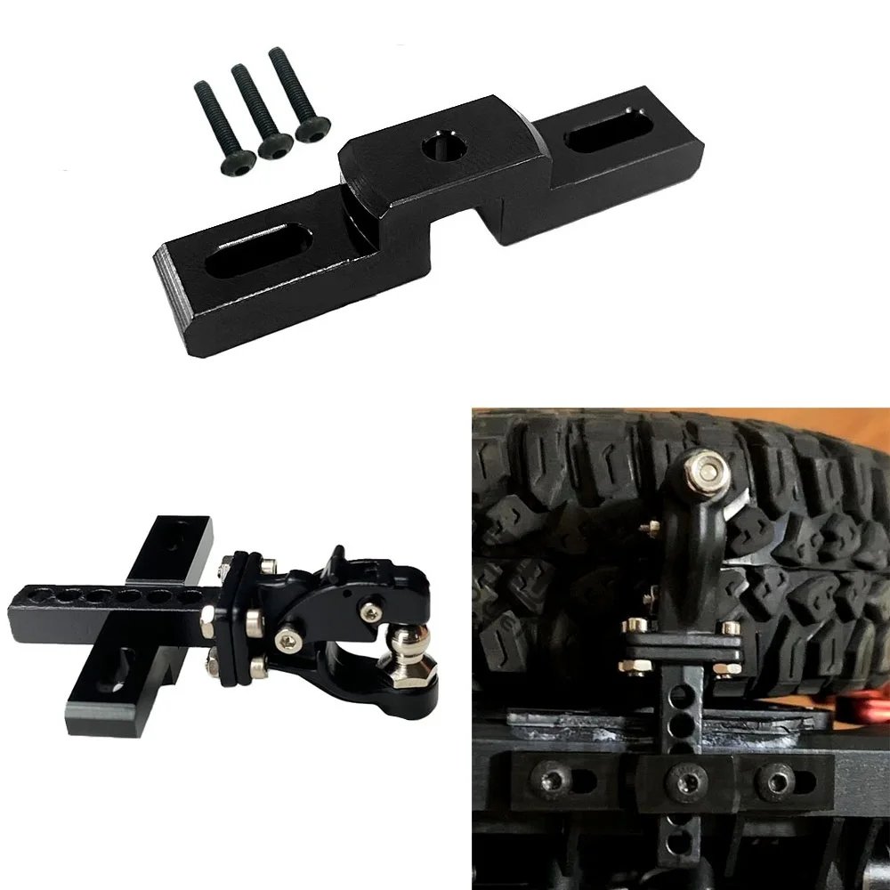 Metal Trailer Tow Hook Mount for 1/10 YK4102 1/8 YK4082 YiKong RC Crawler Car Upgrade Parts Accessories