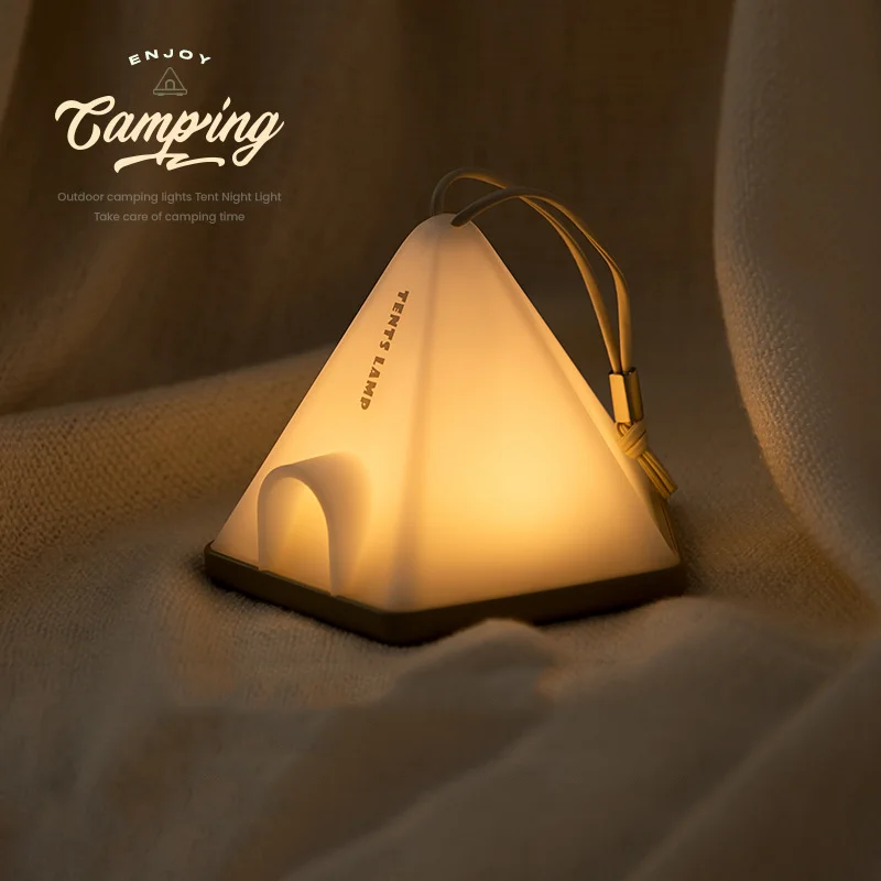 LED Tent Night Light Rechargeable Indoor Bedroom Outdoor Lighting Camping Portable Field Camping Lights USB Hanging Night Lamp