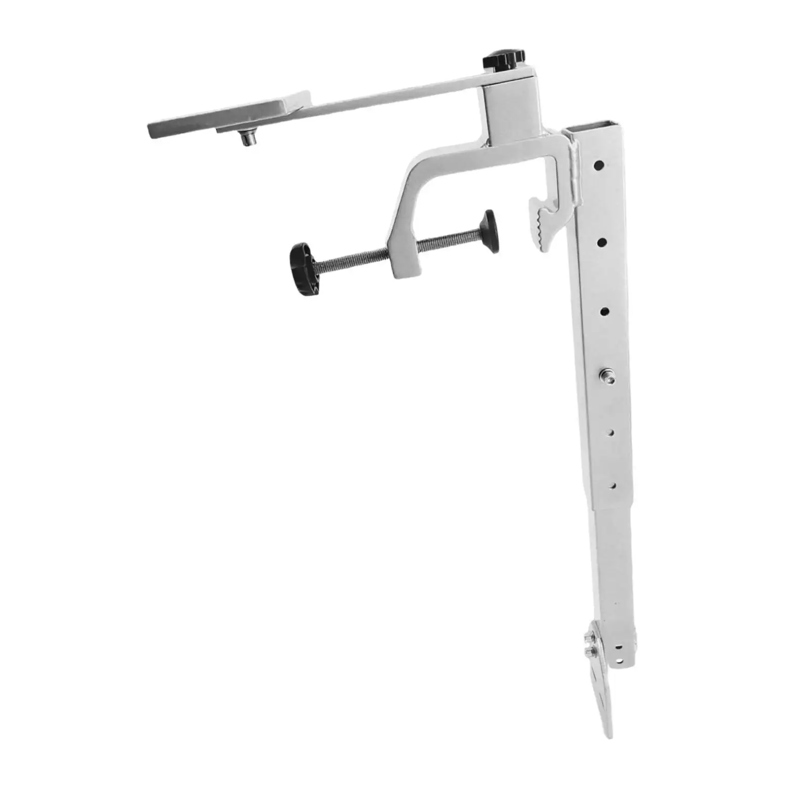 Fish Finder Mounting Bracket Height Adjustable Aluminum Accessory with 360 Rotation for Fishing Boats