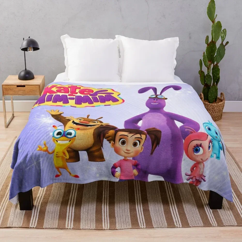 Kate and Mim-Mim characters boomer Funny T Shirt Woman,Gift for Friends Throw Blanket Hair Bed covers Blankets