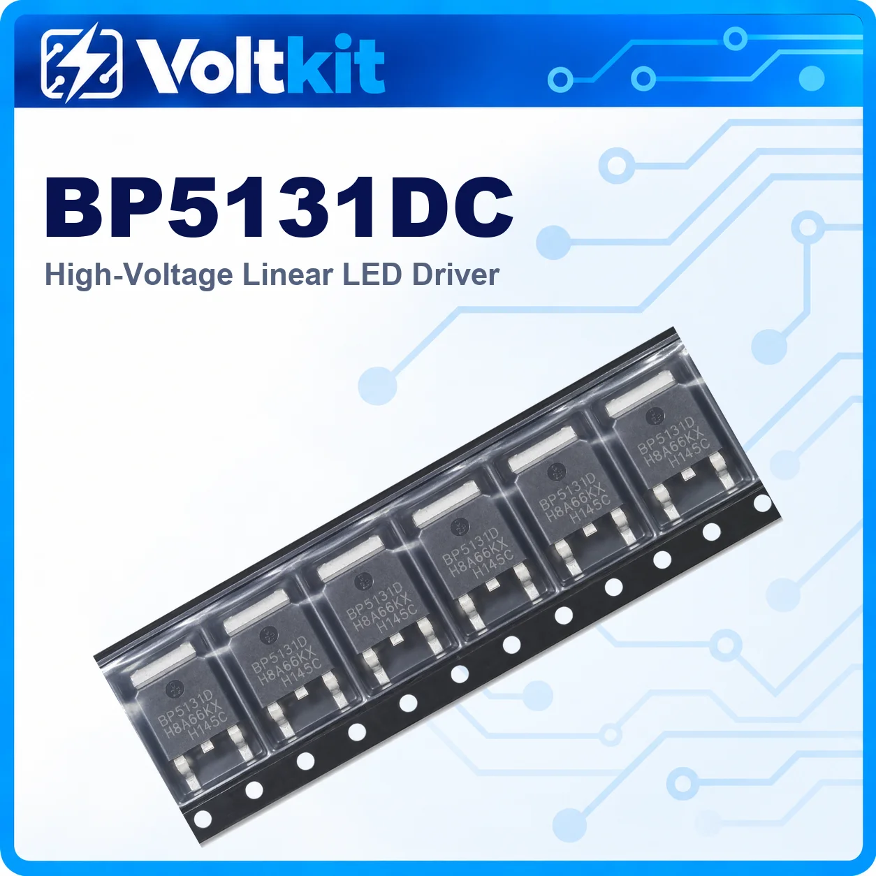 10PCS BP5131D BP5131DC TO-252 LED High Voltage Linear Constant Current Driver IC
