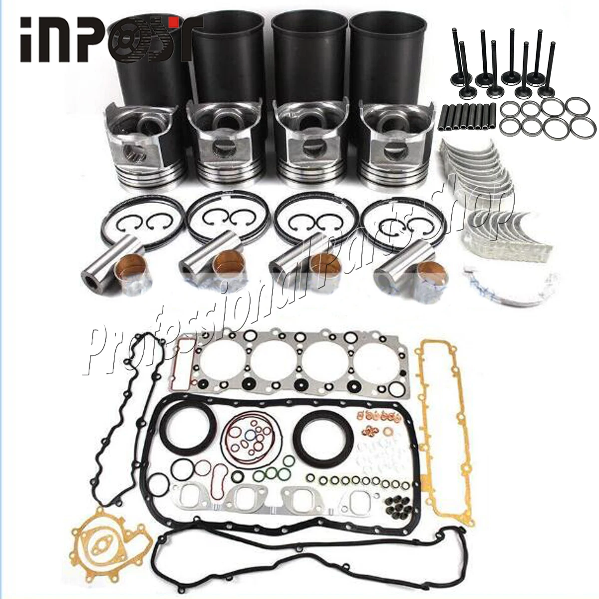 

New 4HJ1 Engine Overhaul Rebuild Kit for Isuzu Truck Loader Forklift Engine Repiar STD