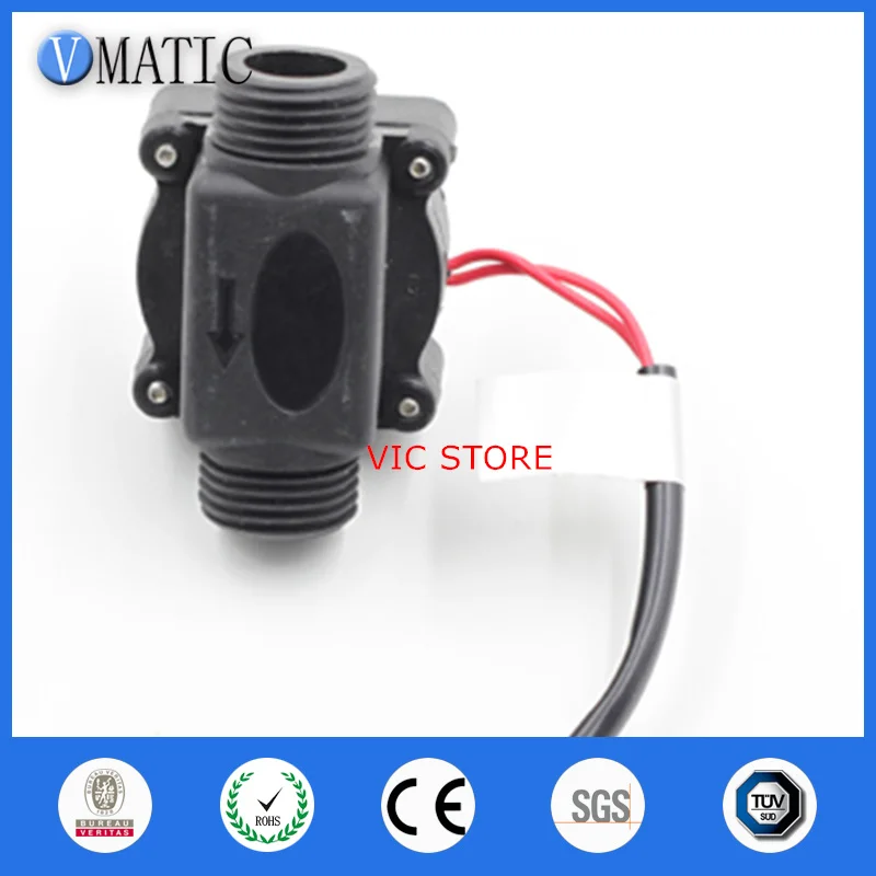 

Free Shipping VC668 Pp Dispenser G1/2 Liquid Plastic Outer Thread Bsp Electronic Water Flow Switch Magnetic Sensor