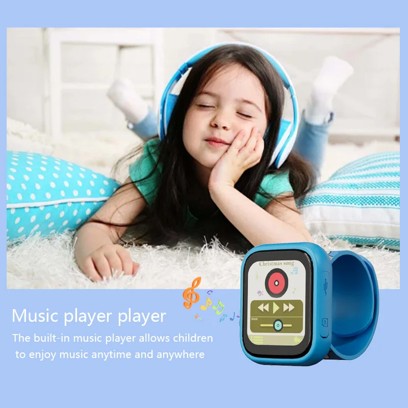 Mini children's toy watch, games & photos & videos, detachable | dual lenses | cartoon wallpaper | backpack charm