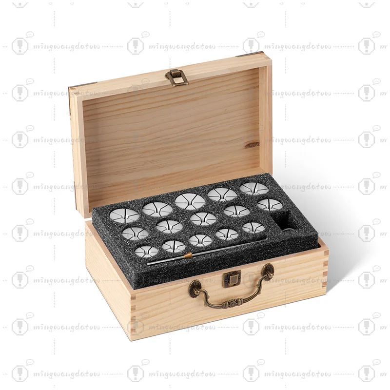 

Precision Internal Expansion Collet with 15 Sizes, Professional Replacement Accessory for 8mm Watch Repair Lathe