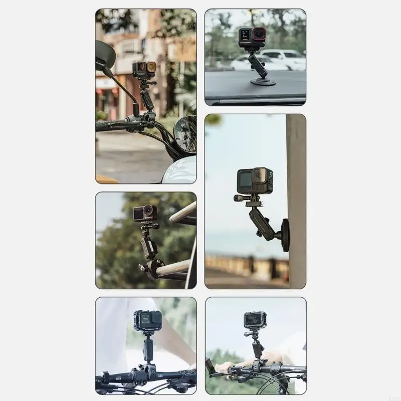Ruggeds Metal Arm Mount With 5kg Base And 1/4 Ball Head For Filming K92C
