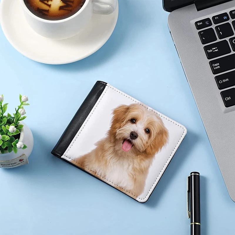 4Pcs Sublimation Wallet Blank Heat Transfer Wallet Blank Sublimation Wallet With ID Windows For Travel Work Graduation