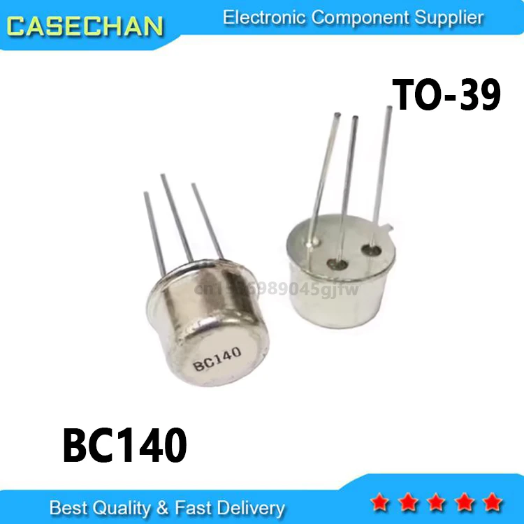 10PCS BC140 NPN 40V  1A 3-Pin TO-39