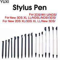 2Pcs Touch Screen Stylus Pen for Nintend New 3DS XL LL 2DS LL XL NDSL DS Lite NDSi NDS Wii U 2DS 3DS Game Control Plastic Metal