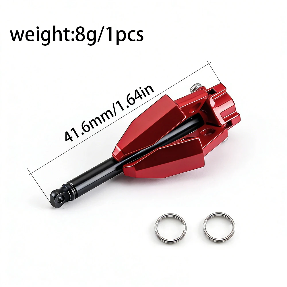 Foldable Winch Anchor Decoration for TRX4M SCX24 AX24 FCX24 FCX24M 1/18 1/24 RC Crawler Car Decoration Parts