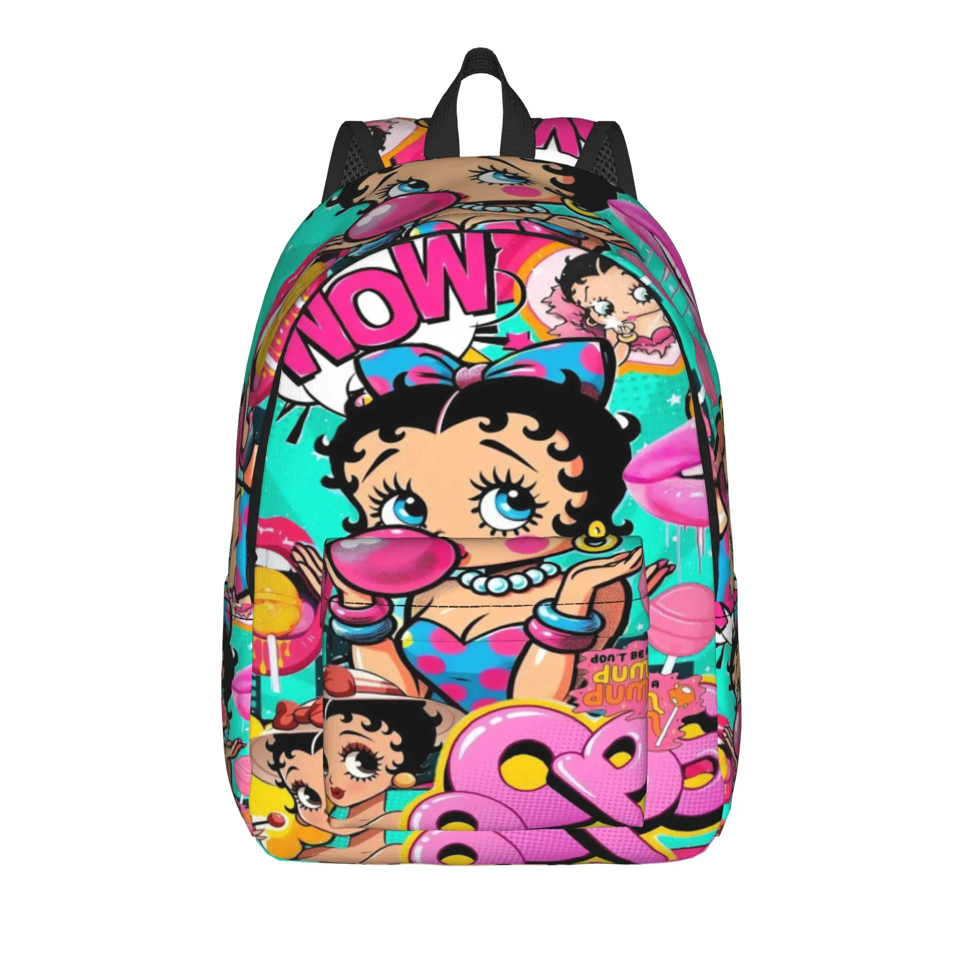 

Boops Bettys Backpack for Men Women Fashion High School Hiking Travel Daypack Laptop Computer Shoulder Bag Gift