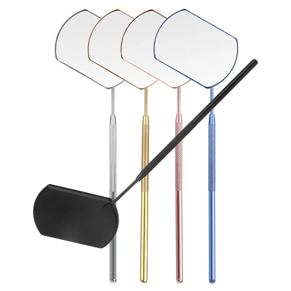 New Stainless Steel Eyelash Inspection Mirror Square 8 Colors Eyes Tool Detachable Eyelash Extension Mirror Beauty Makeup