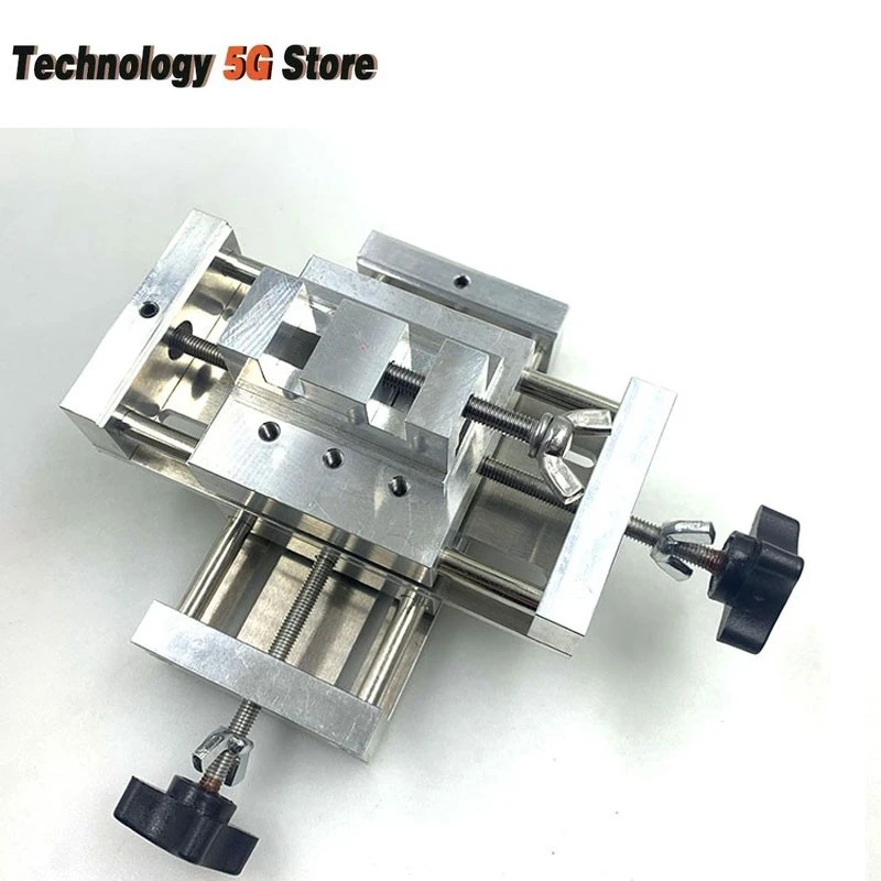 

Precision Cross Mini Manual Sliding Table Linear Rail X/Y Axis Platform + B Clamp for Digital Control CNC Processing