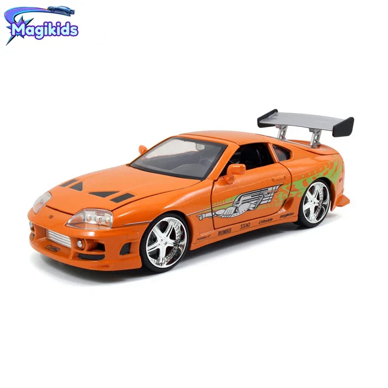 

Jada 1:24 Fast and Furious 1995, игрушки Toyota Supra для мальчиков, модель автомобиля, металлический автомобиль, литая под давлением, детская подарочная коллекция J187