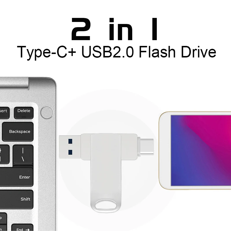 

Type-C 2 in 1 OTG 128GB 100GB 64GB 32GB 16GB 8GB Pendrive High Speed USB Flash Drive OTG Pen Drive 64GB 100GB 128GB 2 in 1 Type