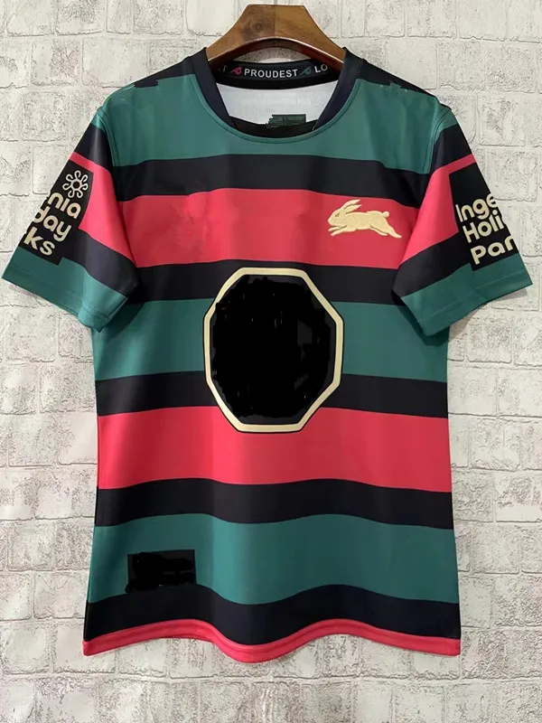 

2014 SOUTH SYDNEY RABBITOHS MENS PREMIERS RUGBY COMMEMORATIVE JERSEY size S--5XL