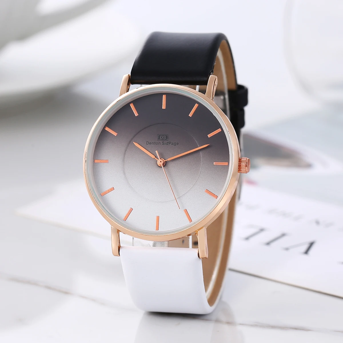 DS Double Color Women's Twelve Pin Watch