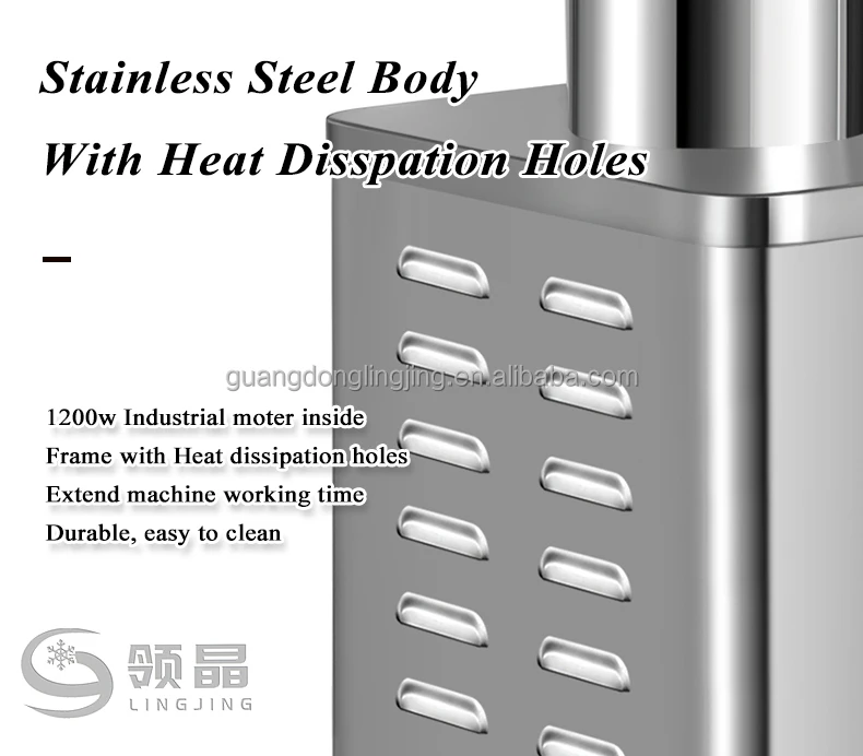 1200W Full Automatic Hands-Free Commercial Juicer Machine Wide Mouth \Shaft Pomegranates Cold Press for Juice Bar