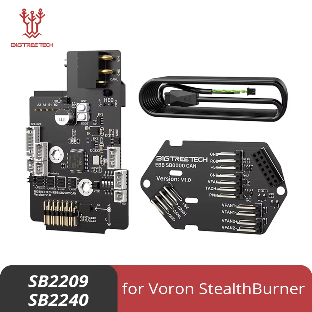 

BIGTREETECH EBB SB2209 SB2240 CAN V1.0 CanBus HeadTool USB PT1000 for Klipper Voron StealthBurner VS Fly-SB2040 3D Printer Board