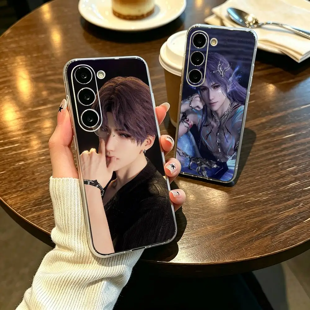 Rafayel L-Love and D-Deepspace  Phone Case For Samsung A05 A54 A34 A24 A14 Cover Transparent Silicone Phone Cover
