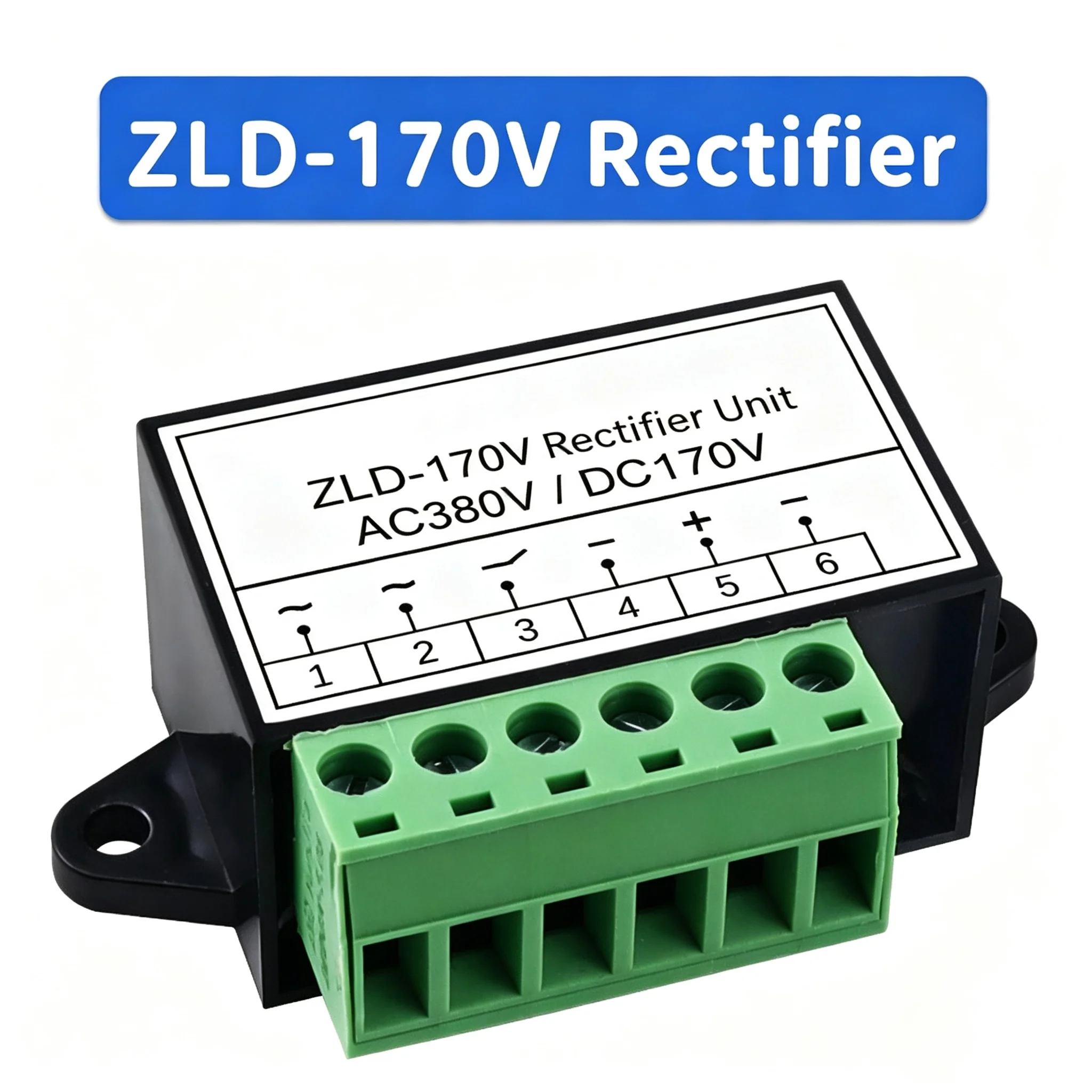 ZLD-170V Rectifier Unit AC380V to DC170V Brake Rectifier Module Fast Brake for YEJ Motor Electromagnetic Brake Industrial Equipm
