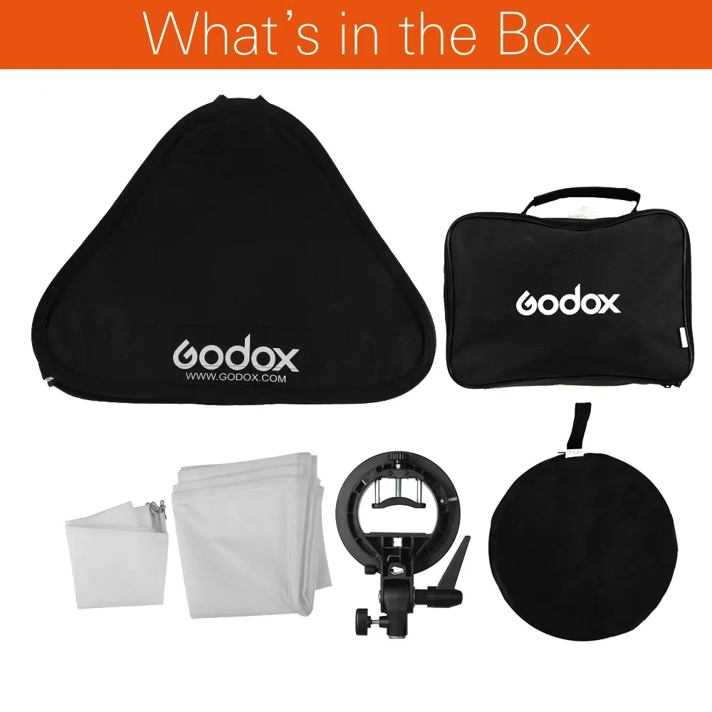 Godox 40 سنتيمتر 50 سنتيمتر 60 سنتيمتر 80 سنتيمتر قابل للتعديل Speedlight فلاش سوفت بوكس + S نوع قوس بوينز جبل عدة ل Speedlite استوديو اطلاق النار