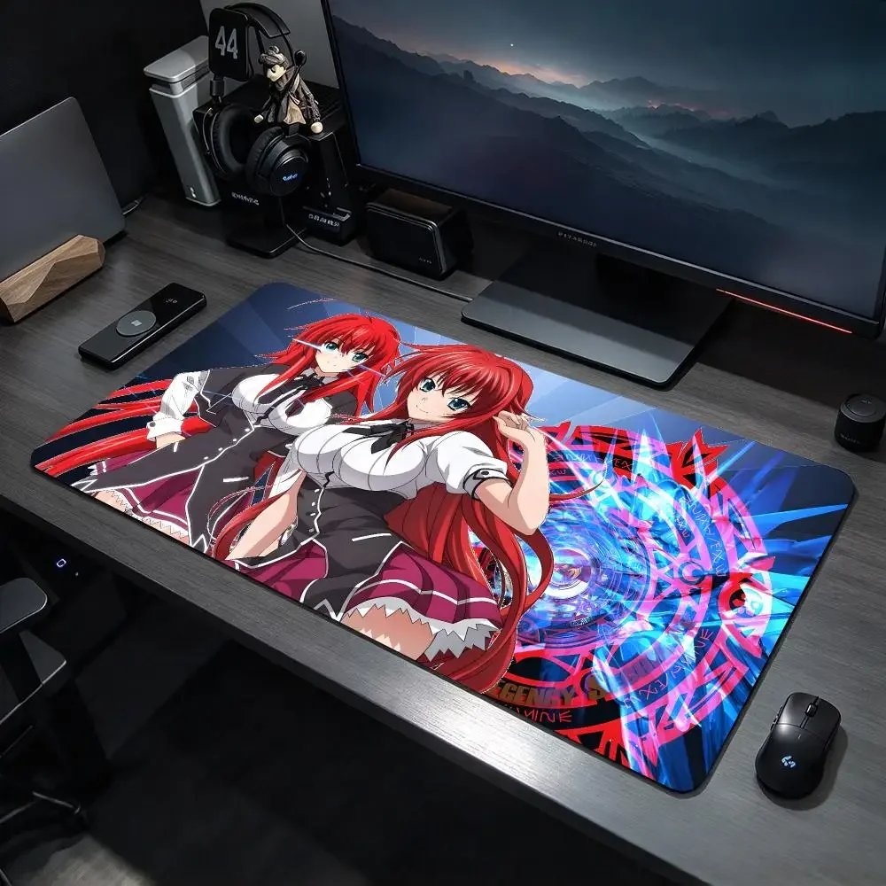 Ecchi Anime H-High School DxD Mouse Pad Large Gaming Mousepad Desk Mat Non Slip Bottom Featuring Stitched Edges