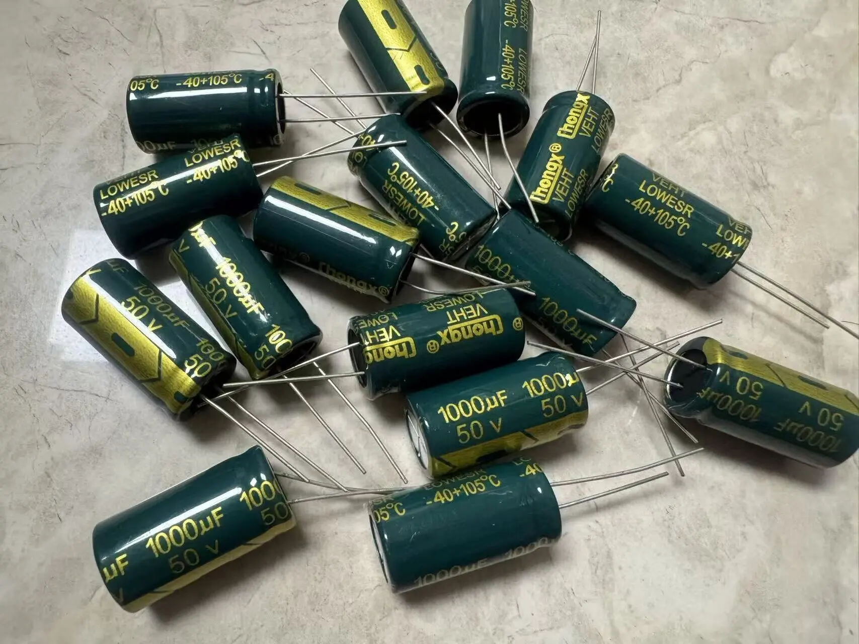 Takefast 10PCS 50V1000UF 13*25mm 1000UF 50V 13*25 Aluminum electrolytic capacitor new