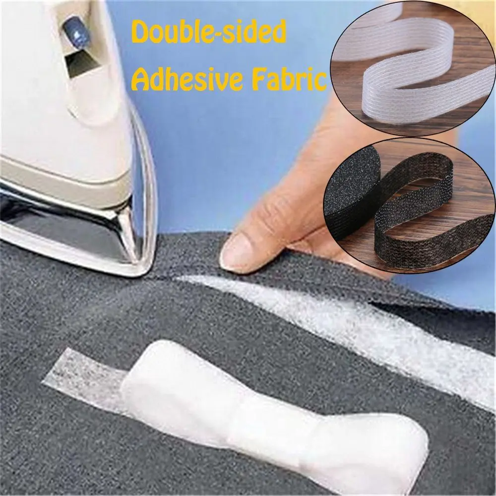 50m/roll DIY craft Clothes Apparel Interlining Hem tape Sewing roll Adhesive fabric Double-sided
