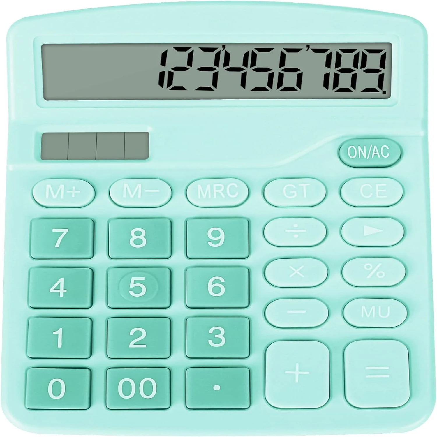 Calculator,Calculators Desktop,Desk Calculator Large Display，Battery and Solar Desktop Calculator,  Calculator Small,Big Butto