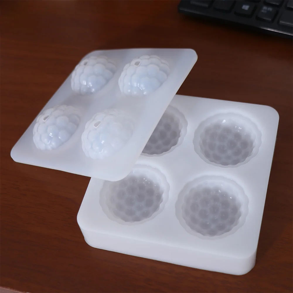 Cake 3D Raspberry Silicone Mold Candle Making Dessert Tool Mousse Mold Baking Supplies Soap Mould DIY
