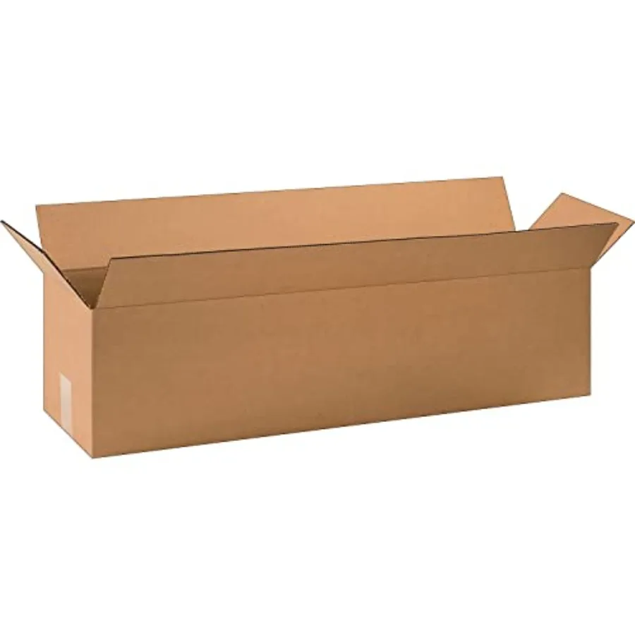 Shipping Boxes Long 32"L x 8"W x 8"H 25-Pack - Corrugated Cardboard Box for Moving Mailing Packing Packaging and Storage