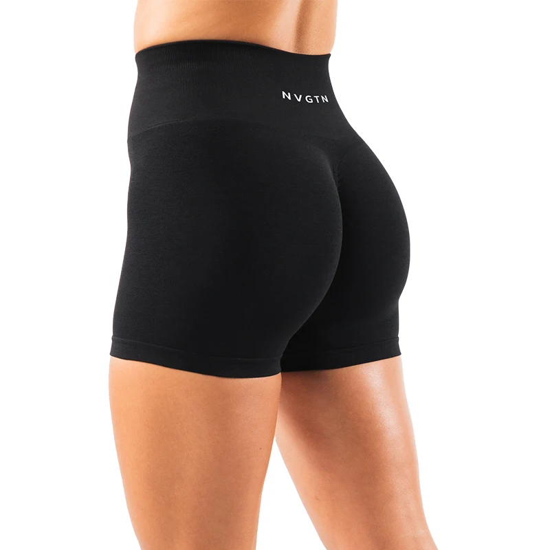 NVGTN Spandex amplifica pantaloncini corti senza cuciture da donna collant da allenamento morbidi abiti da Fitness pantaloni da Yoga abbigliamento