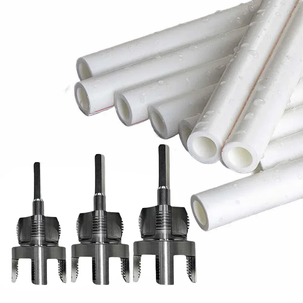 

3pcs 20/25/30mm Tapping Internal External Thread Integrated Die Water Pipe Threader For Water Pipes Opener Plumbing Tapping Tool