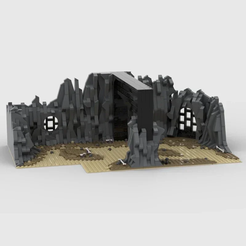 Modelo de películas de estrellas populares, bloques de construcción Moc, tecnología Rancor Pit, bloques modulares, regalos, juguetes de Navidad, conjuntos DIY de montaje