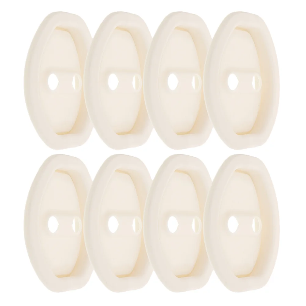 

8 Pcs Car Door Lock Protective Cover Silicone Shock Absorbing Pads Anti Collision Guard Damping Mats Universal Fit Easy Install