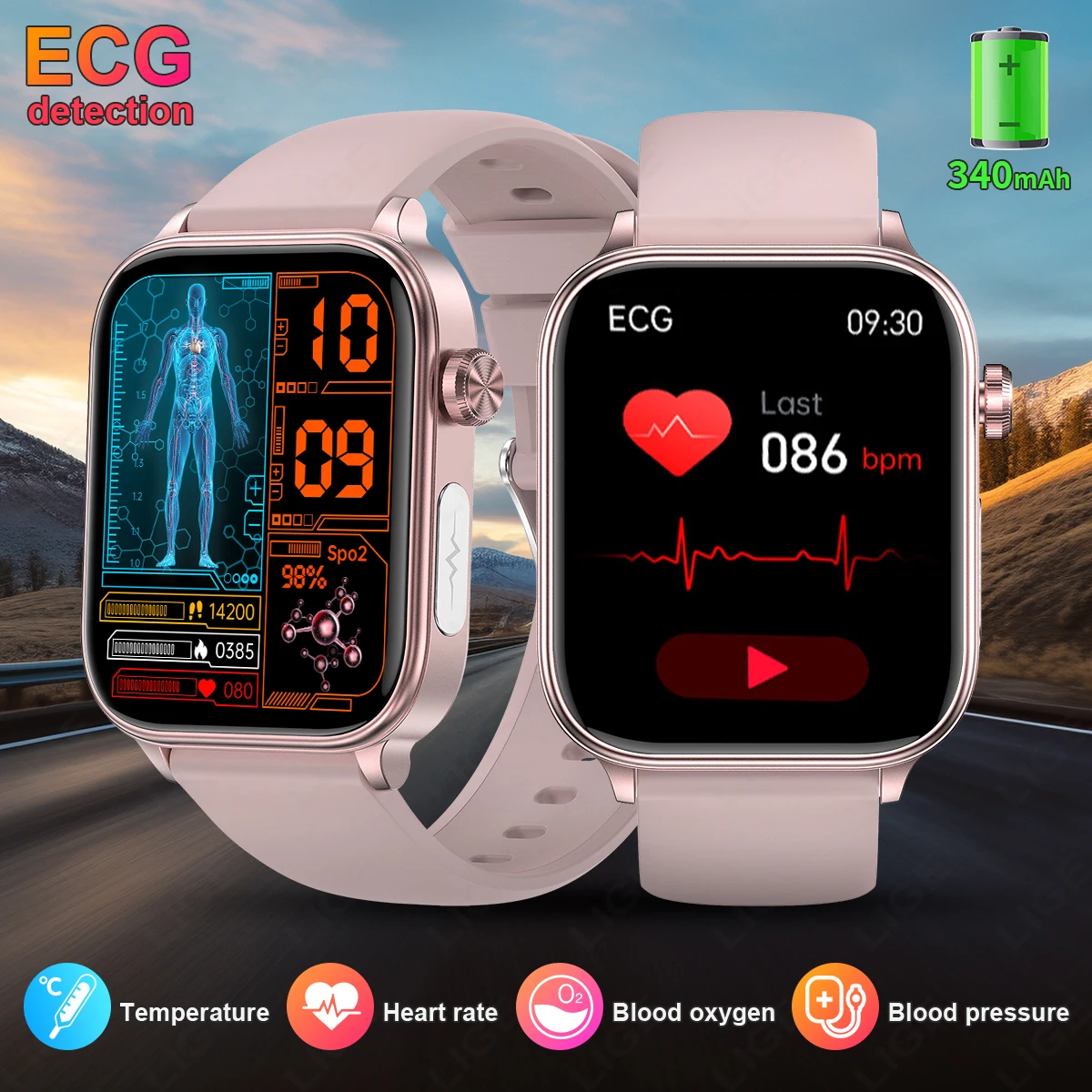 

Смарт-часы LIGE Health 2026: Новинка с ЭКГ+PPG, мониторингом кислорода в крови, Bluetooth-звонками, отслеживанием сна и физического здоровья для мужчин и женщин