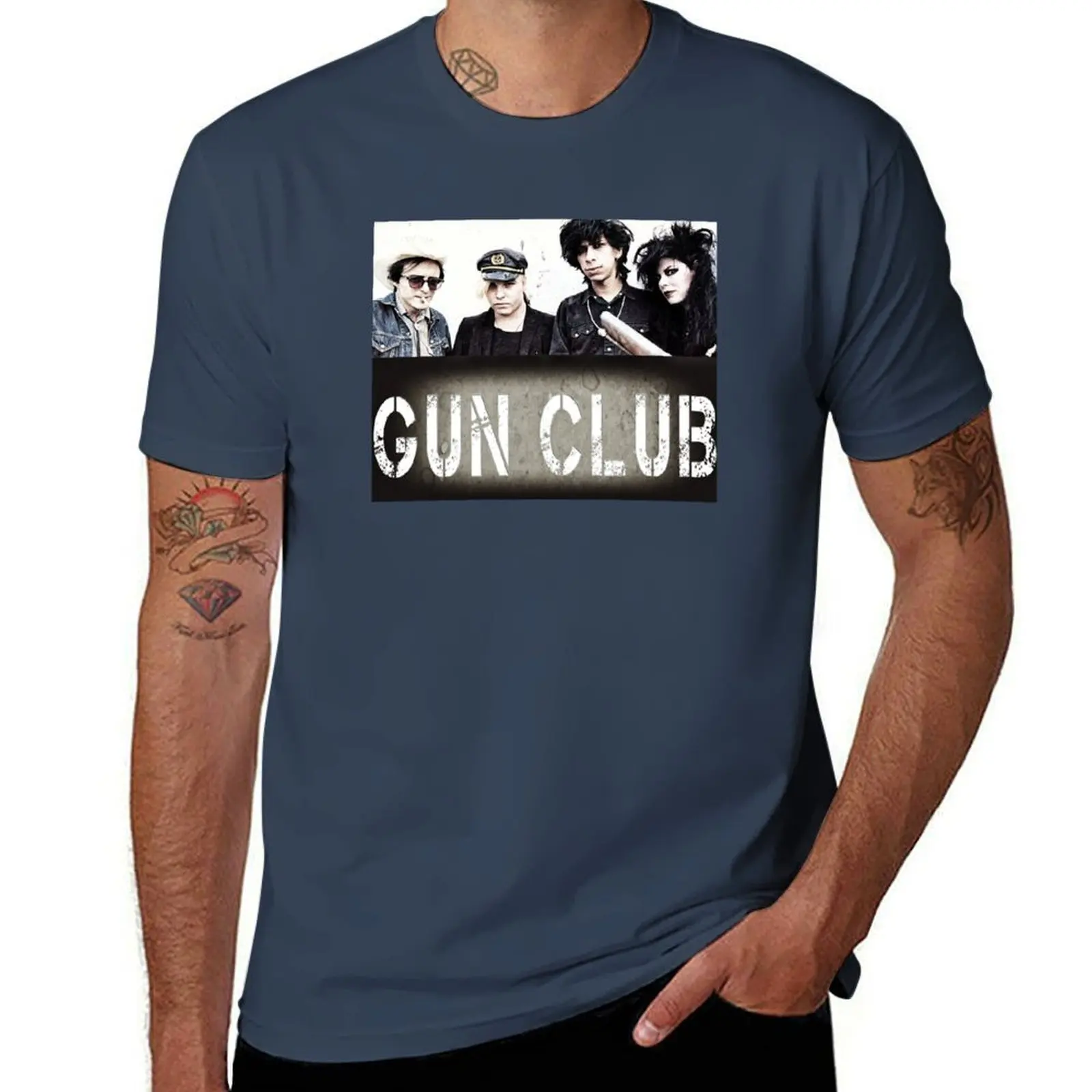 

The Gun Club T-Shirt t shirts for man cotton funny t shirt custom print T-Shirt