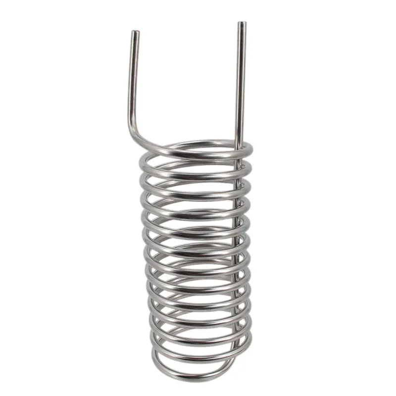 Cewka chłodząca/grzewcza glikolu ze stali nierdzewnej 3/8 "(9.5mm) 15ft(4.7 metr) Temp kontroler przenikania ciepła zanurzenie Chiller Homebrew