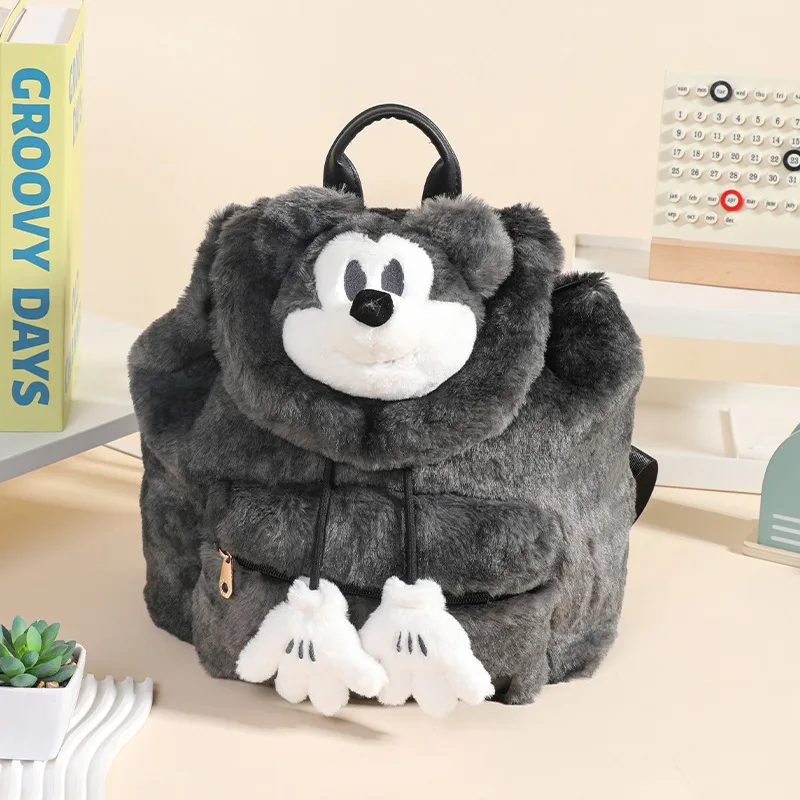 Mochila de Peluche de Mickey Mouse, Diseño Kawaii, Anime, Minnie Mouse, Regalo de Cumpleaños