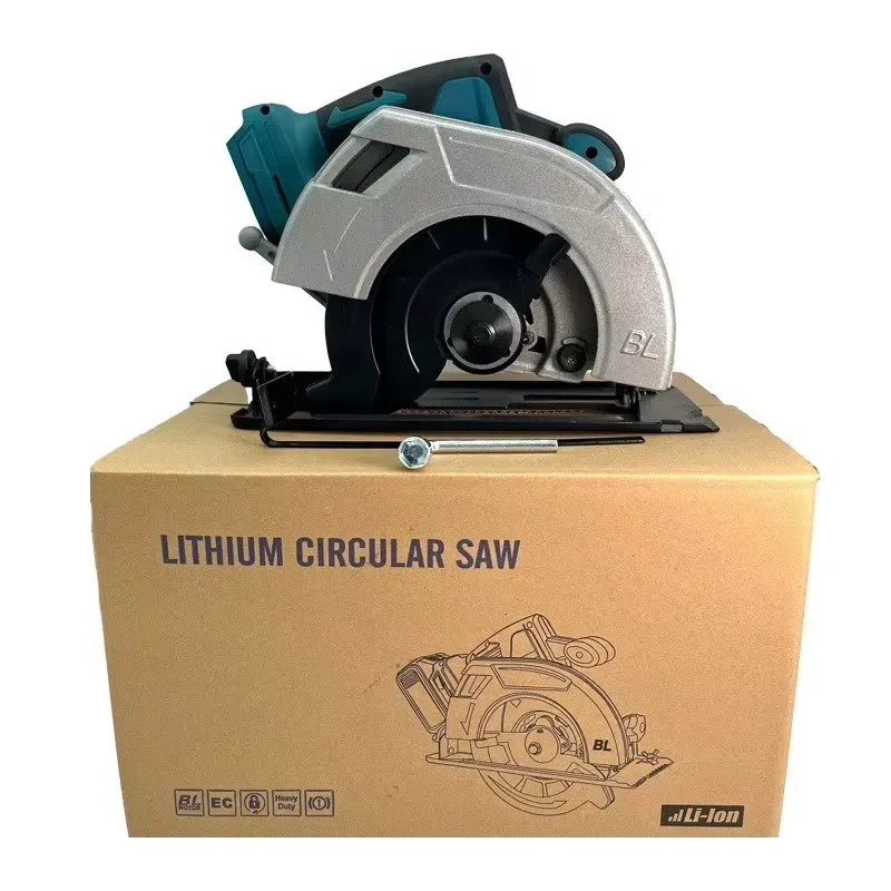21V Cordless Brushless Circular Saw Portable Electric Wood Cutting Machine Industrial Power Tool Battery Operated for DIY