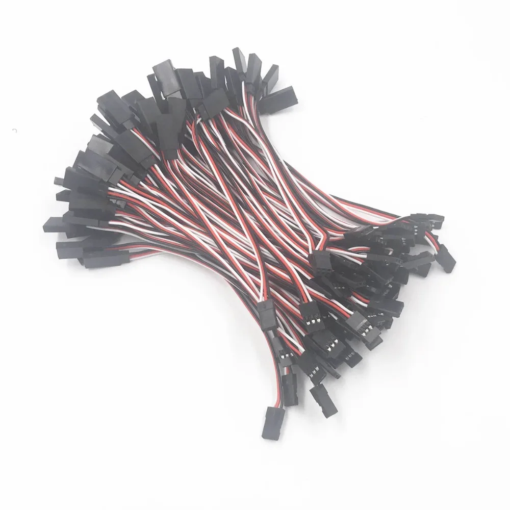 5/10Pcs 100/150/300/500/1000mm Servo Extension Lead Wire Cable For RC Futaba JR Male to Female 10cm 15cm 20cm 30cm 50cm 100cm