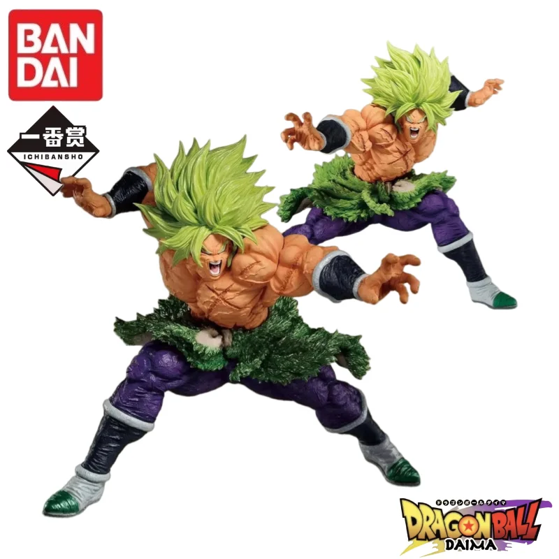 

In Stock 100% Original Bandai Dragon Ball Ichiban Kuji Back To The Theater Third Mission Broly Figure Anime Model Ornaments Gift