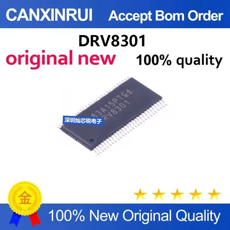 (5-100pieces)Brand new original DRV8301 DRV8301DCAR HTSSOP56 surface-mount motor driver chip