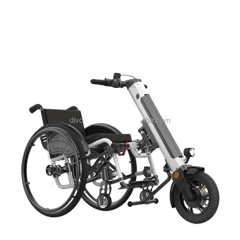 

Wheelchair Sports Drive Electric Car Head Elderly Disabled Travel 12 Inch Electric Handcycle Wheelchair Attachments Handbike