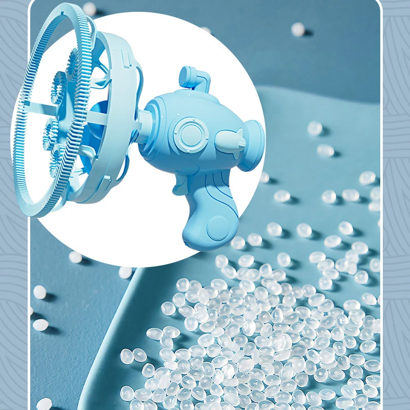 Bubbles Machine Electric Bubble Gun double layer bubble Kids Toy Automatic Soap Blower Outdoor Party Games Children Toys Gifts